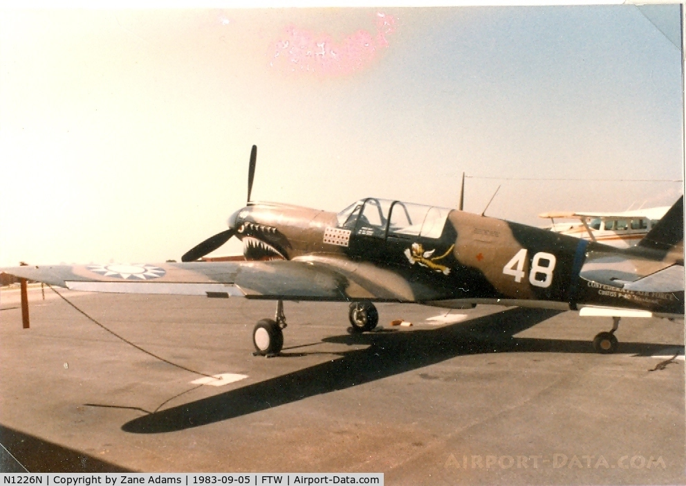N1226N, Curtiss P-40N Warhawk C/N 29629, At Meacham Field