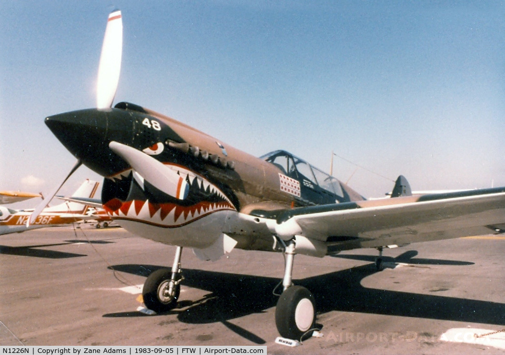 N1226N, Curtiss P-40N Warhawk C/N 29629, At Meacham Field
