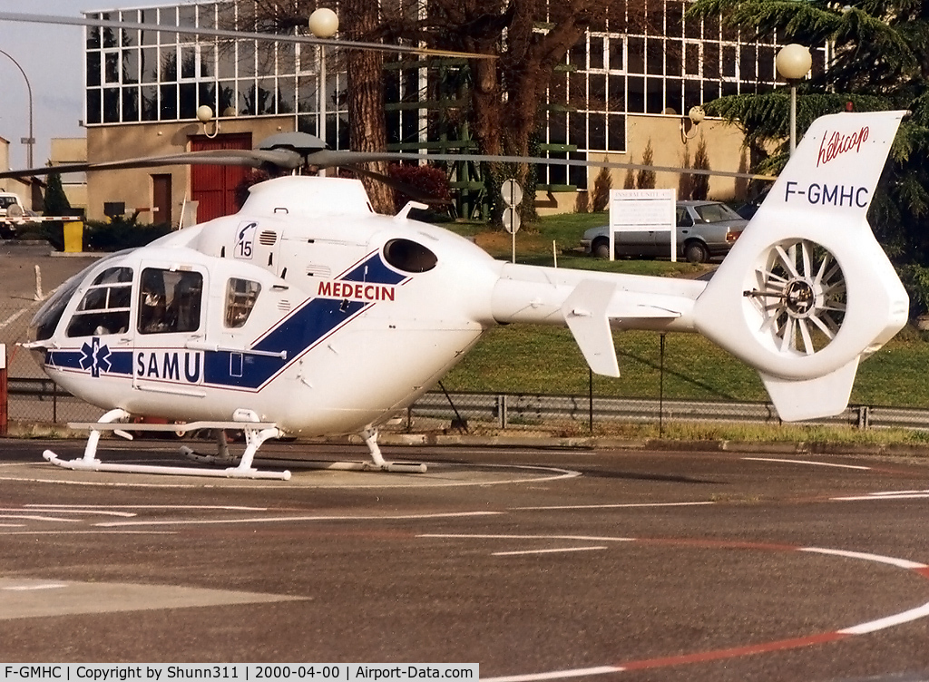 F-GMHC, Eurocopter EC-135T-1 C/N 0036, This was our old SAMU's helicopter at TLS hospital