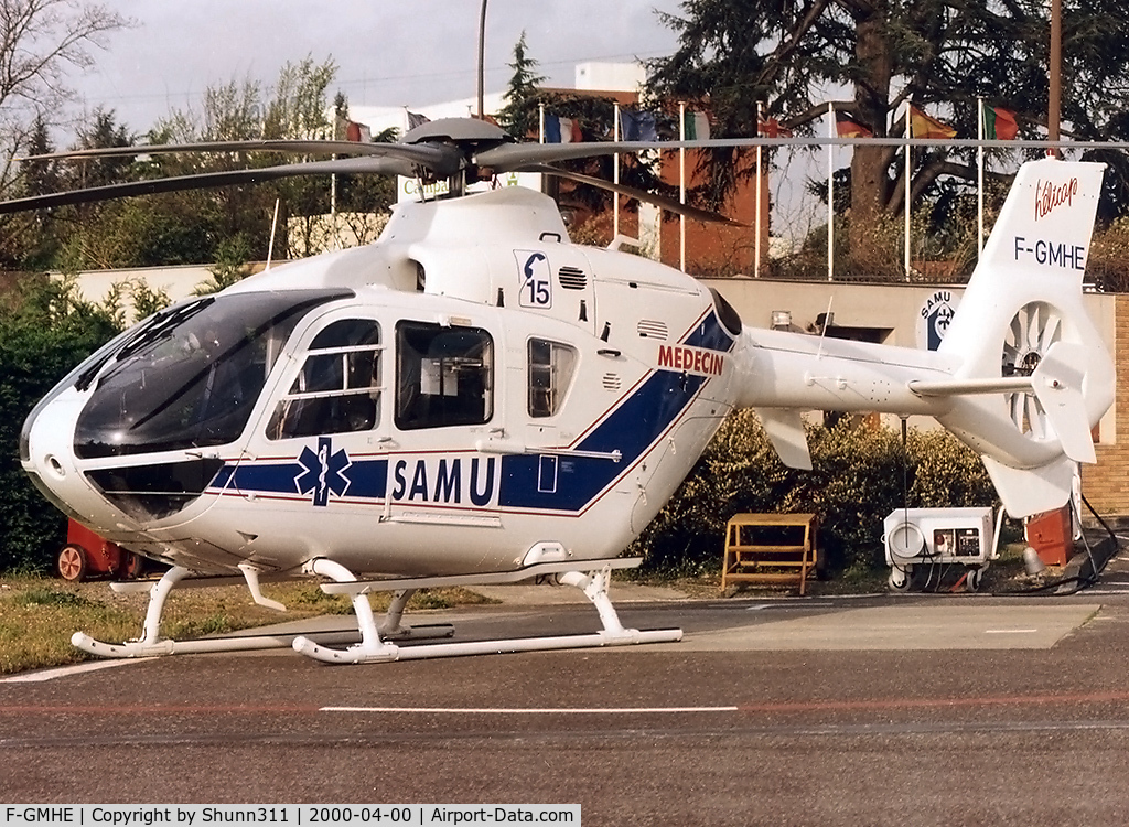 F-GMHE, Eurocopter EC-135T-1 C/N 0048, This was our old SAMU's helicopter at TLS hospital