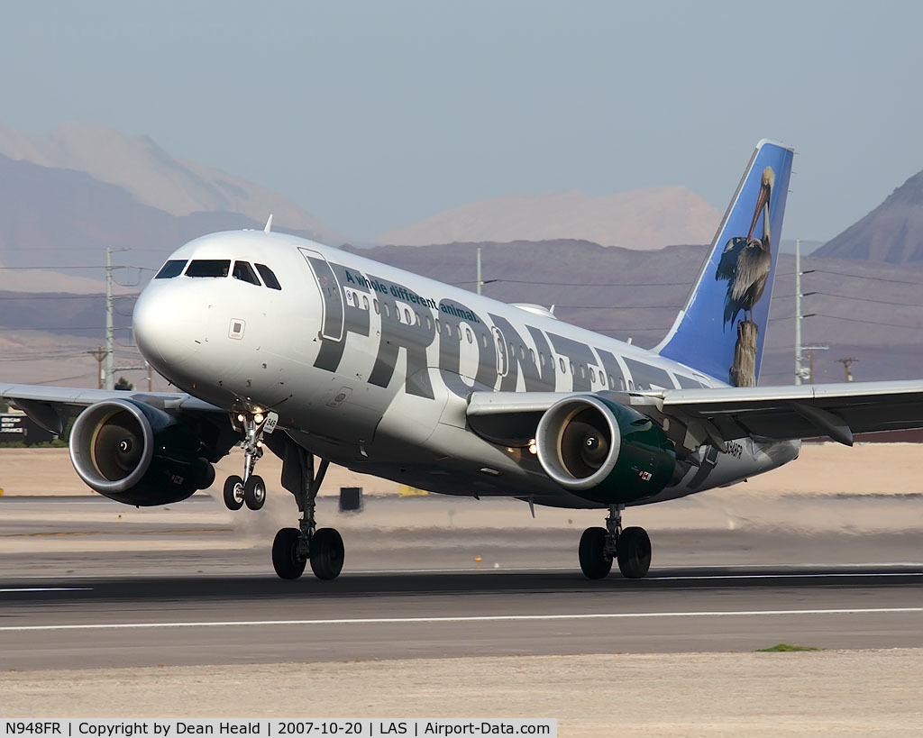 N948FR, 2006 Airbus A319-112 C/N 2836, Frontier Airlines 