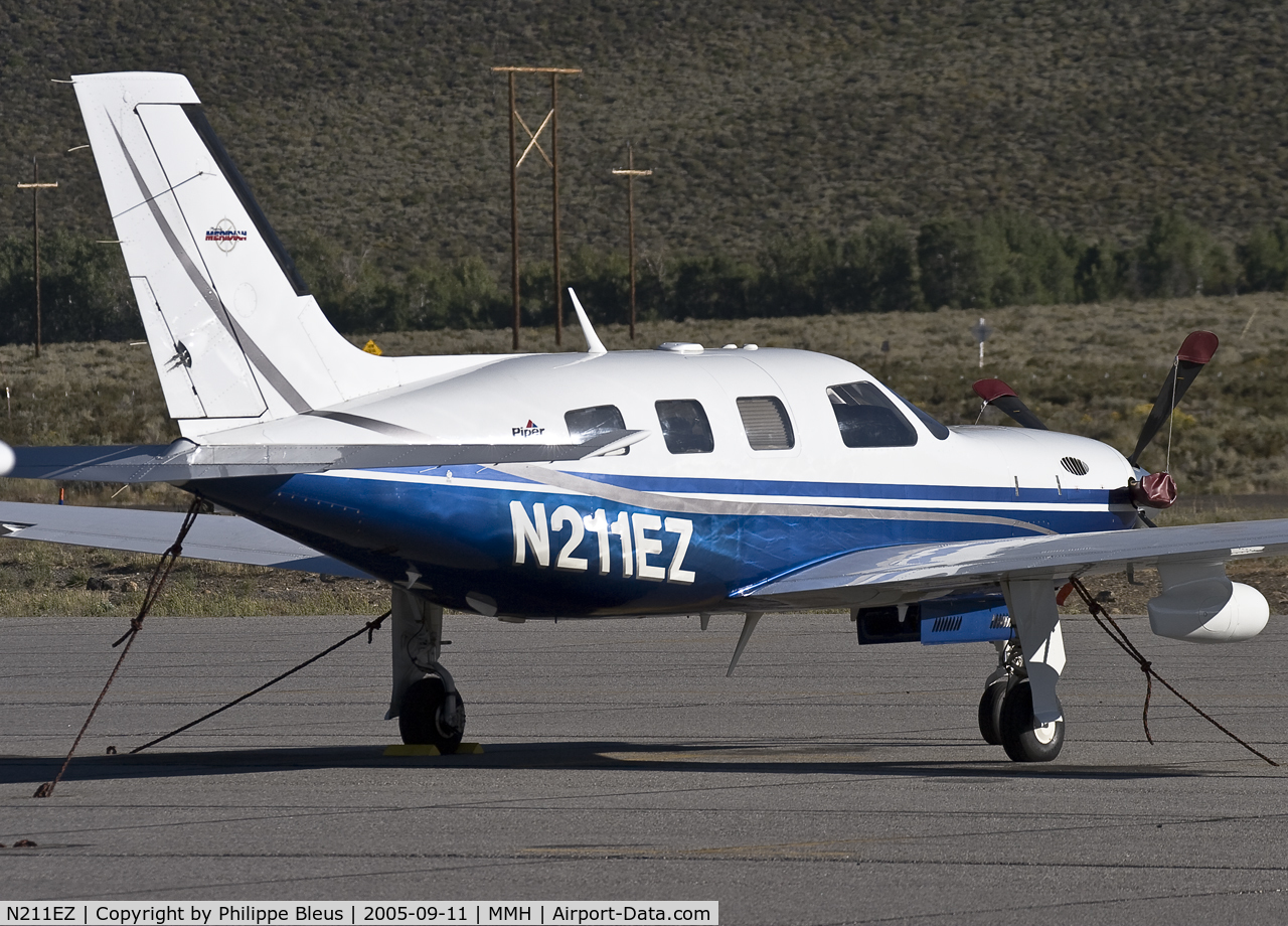 N211EZ, 2001 Piper PA-46-500TP C/N 4697117, no too far from Lake Crowley, alongside highway 395.