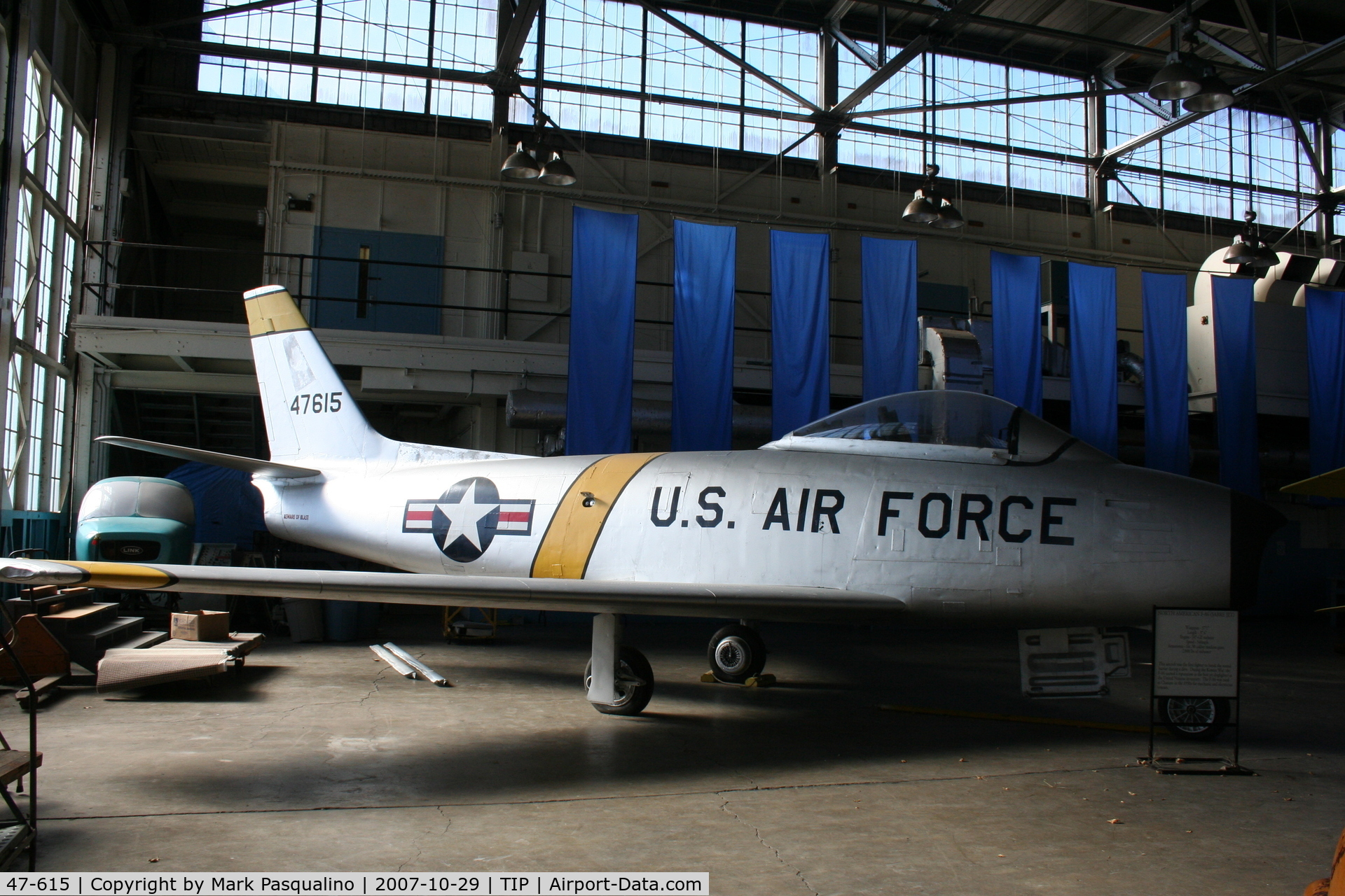 47-615, 1947 North American F-86A-1-NA Sabre C/N 151-38442, North American F-86A