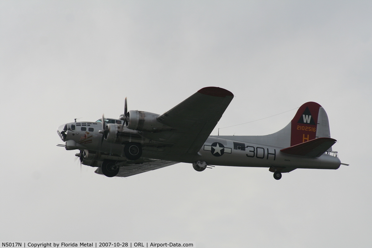 N5017N, 1944 Lockheed/Vega (Boeing) B-17G-105-VE Flying Fortress C/N 8649, Aluminum Overcast