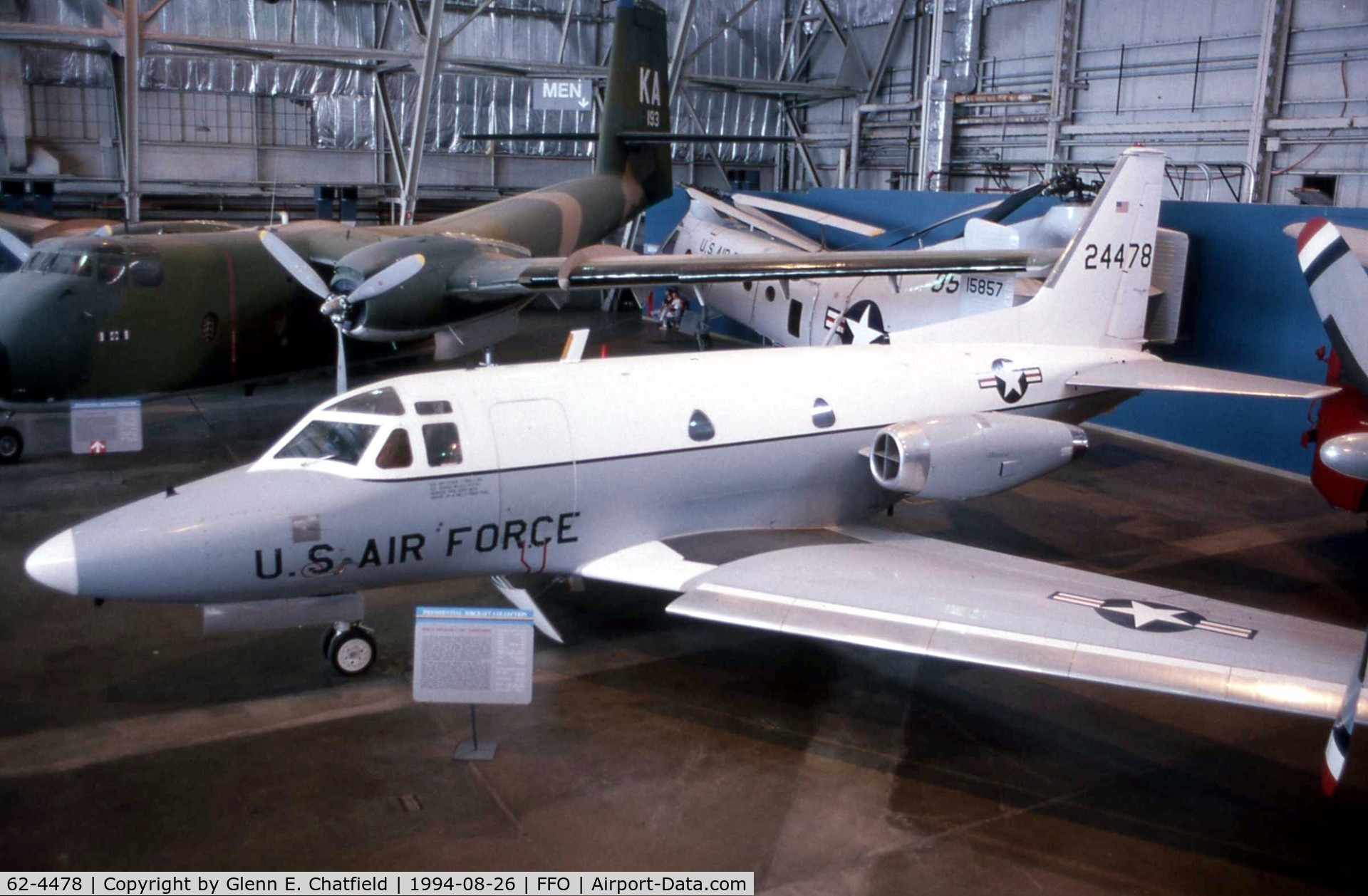 62-4478, 1962 North American T-39A Sabreliner Sabreliner C/N 276-31, CT-39A at the National Museum of the U.S. Air Force