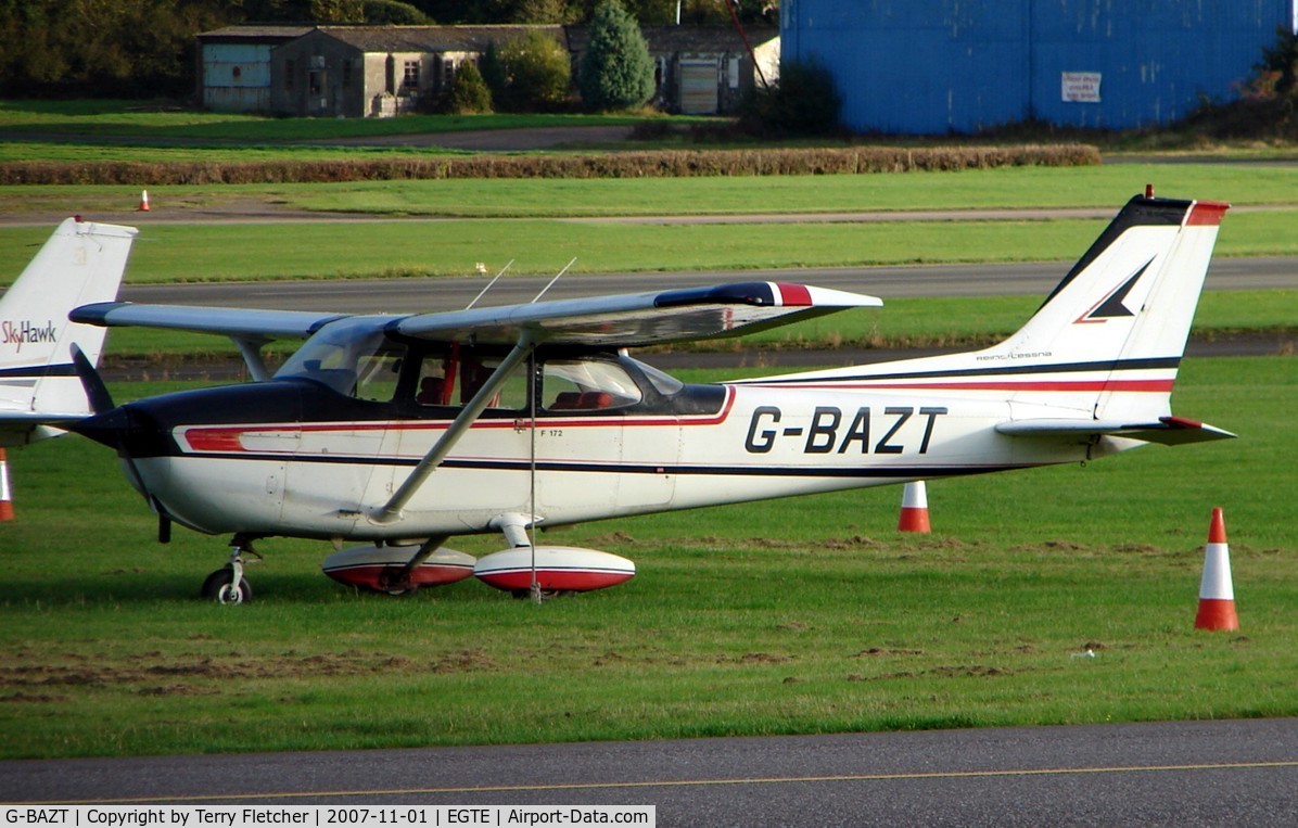 G-BAZT, 1973 Reims F172M Skyhawk Skyhawk C/N 0996, Exeter Airport  , Devon  , UK