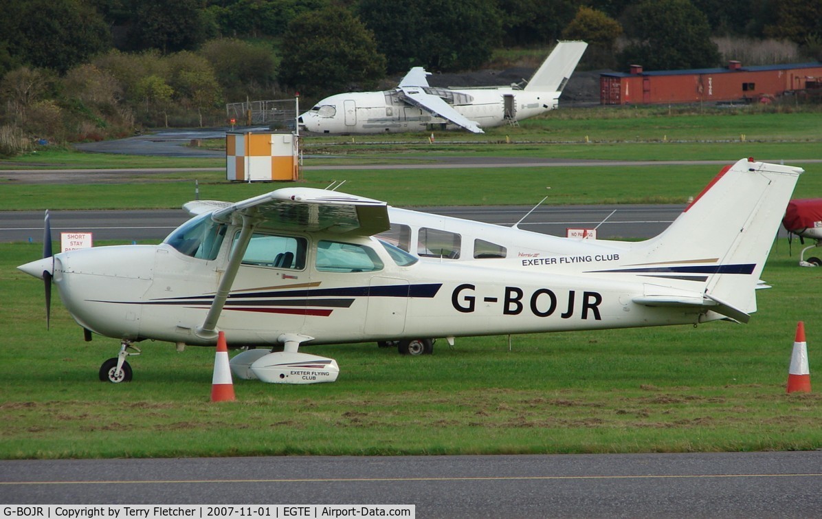 G-BOJR, 1982 Cessna 172P Skyhawk C/N 172-75574, Exeter Airport  , Devon  , UK