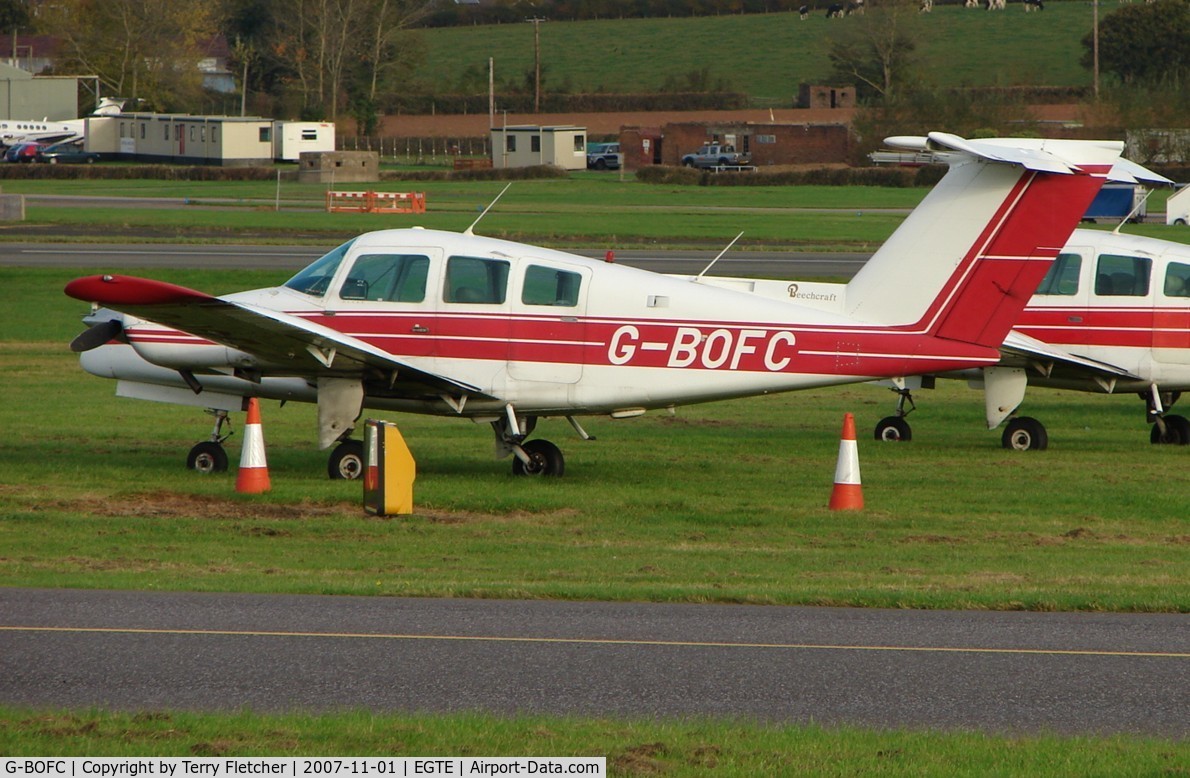 G-BOFC, 1979 Beech 76 Duchess C/N ME-217, Exeter Airport  , Devon  , UK