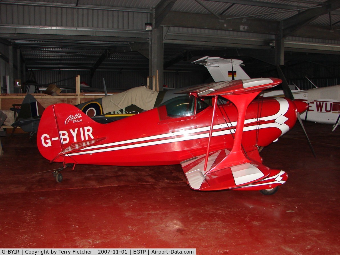 G-BYIR, 1981 Aerotek Pitts S-1S Special C/N 1-0063, Perranporth , Cornwall  , UK