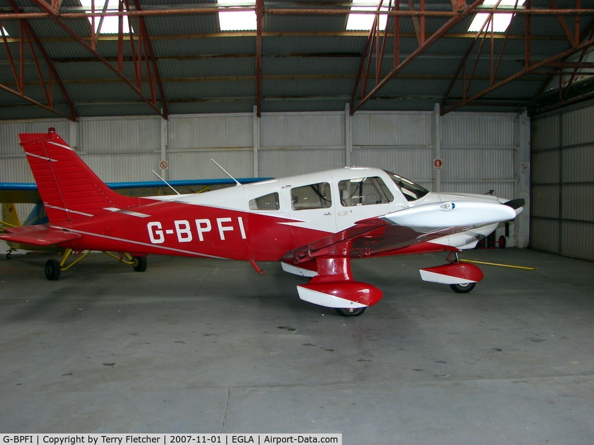 G-BPFI, 1979 Piper PA-28-181 Cherokee Archer II C/N 28-8090113, Smart Pa-28-181