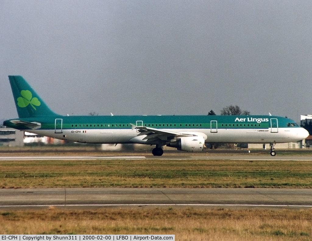 EI-CPH, 1999 Airbus A321-211 C/N 1094, Ready to take off rwy 14L