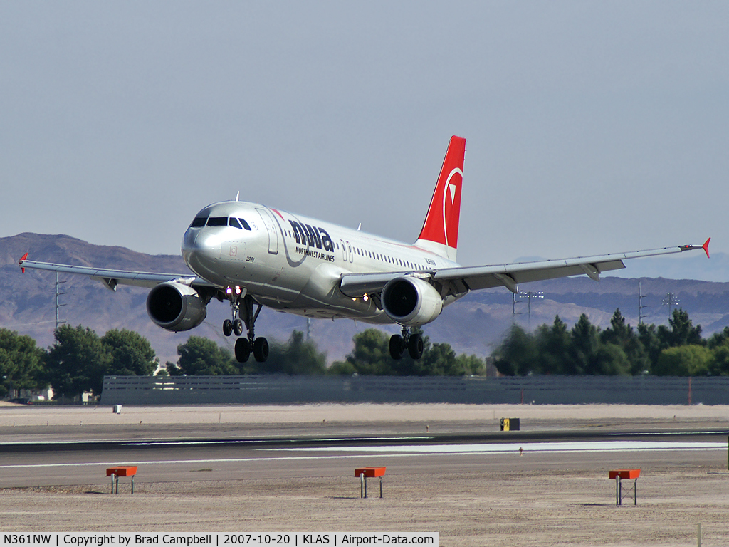 N361NW, 1998 Airbus A320-212 C/N 0907, Northwest Airlines / 1998 Airbus Industrie A320-212