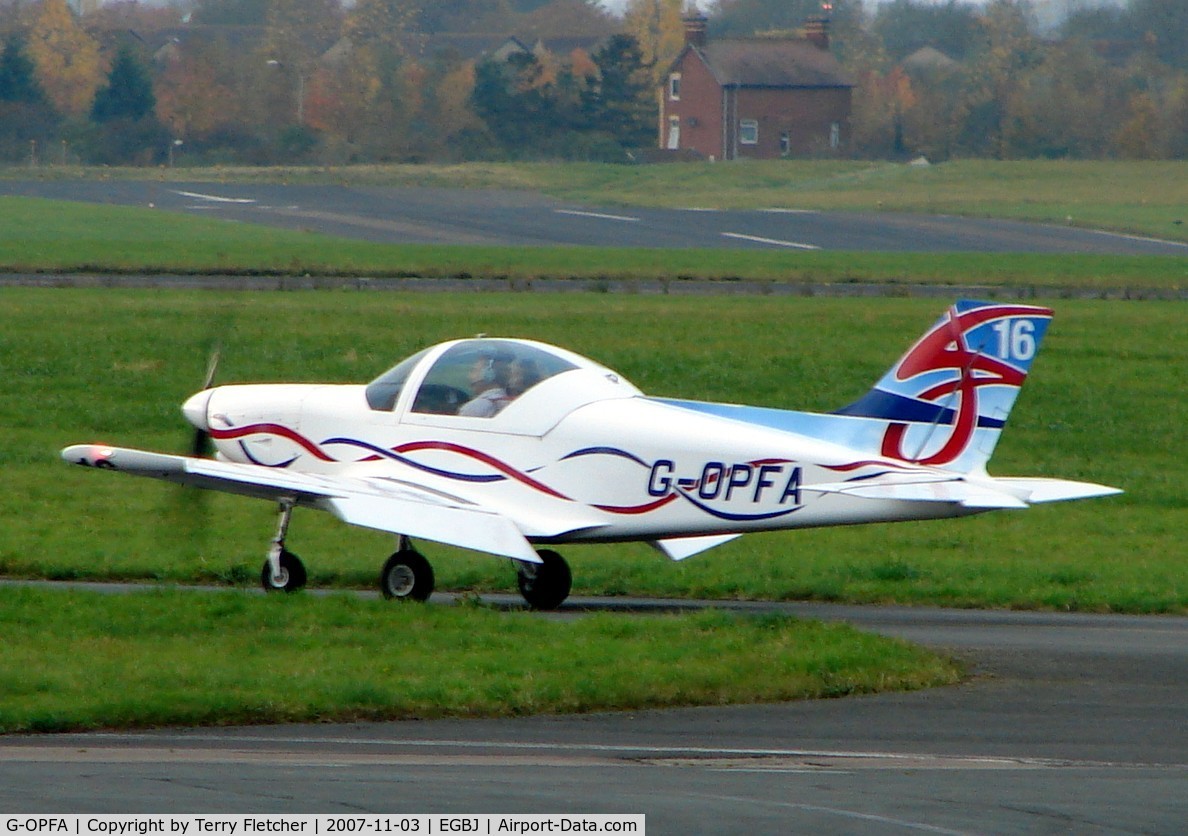 G-OPFA, 2004 Alpi Aviation Pioneer 300 C/N PFA 330-14298, Busy late afternoon at Gloucestershire (Staverton) Airport