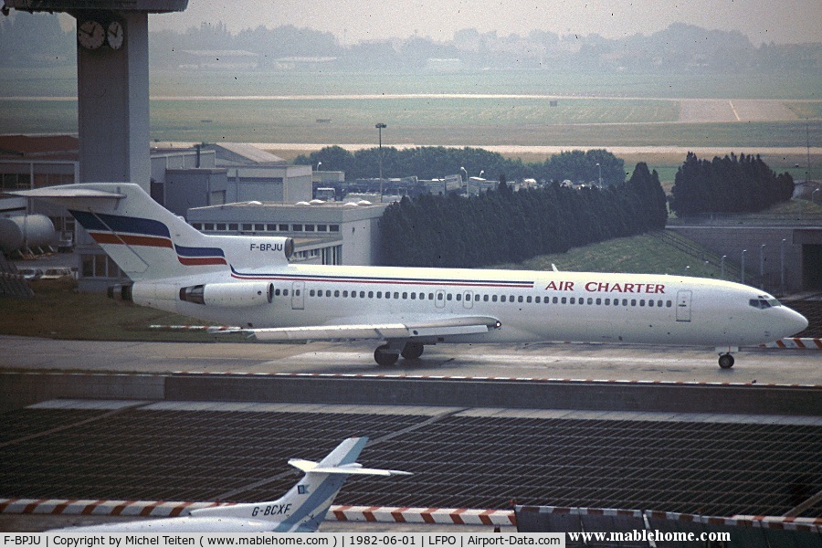 F-BPJU, 1967 Boeing 727-214 C/N 19683, Air Charter at Orly-Sud