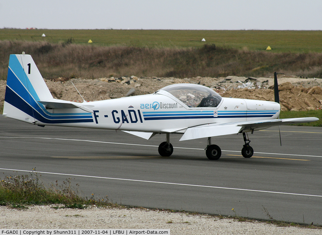 F-GADI, Fournier RF-6B-100 C/N 9, Parked at the Airclub