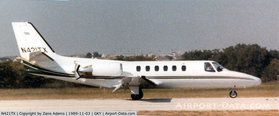 N421TX, Cessna 550 Citation II C/N 550-0213, Cessna Citation used for Bell XV-15 chase