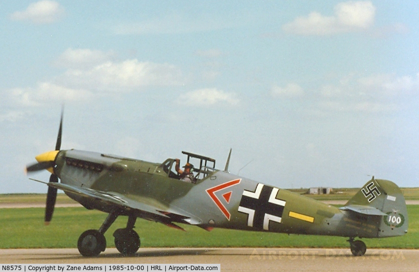 N8575, Messerschmitt Bf-109 C/N 208, CAF Buchon (ME-109) Airsho 85