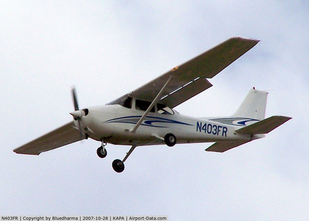 N403FR, Cessna 172R C/N 17280245, Approach to 17L