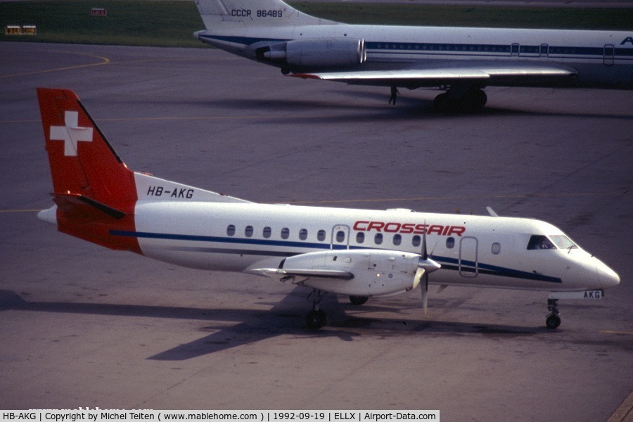 HB-AKG, 1990 Saab 340B C/N 340B-185, Crossair