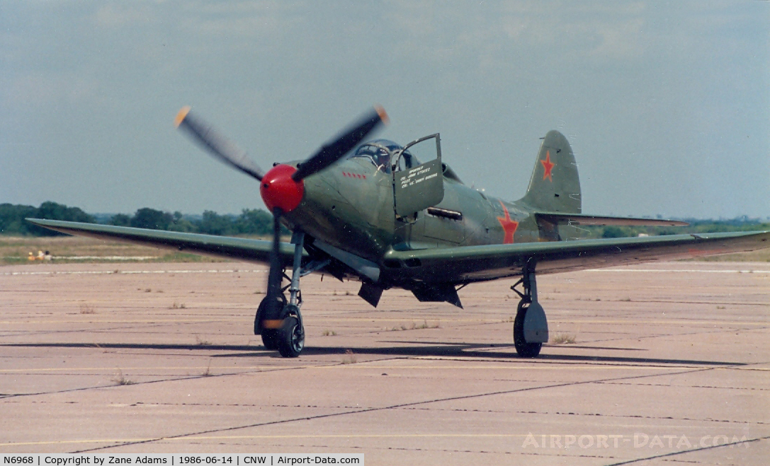 N6968, 1943 Bell P-39Q Airacobra C/N 219597, At the Texas Sesquicentennial Airshow - CAF P-39  -  42-19597