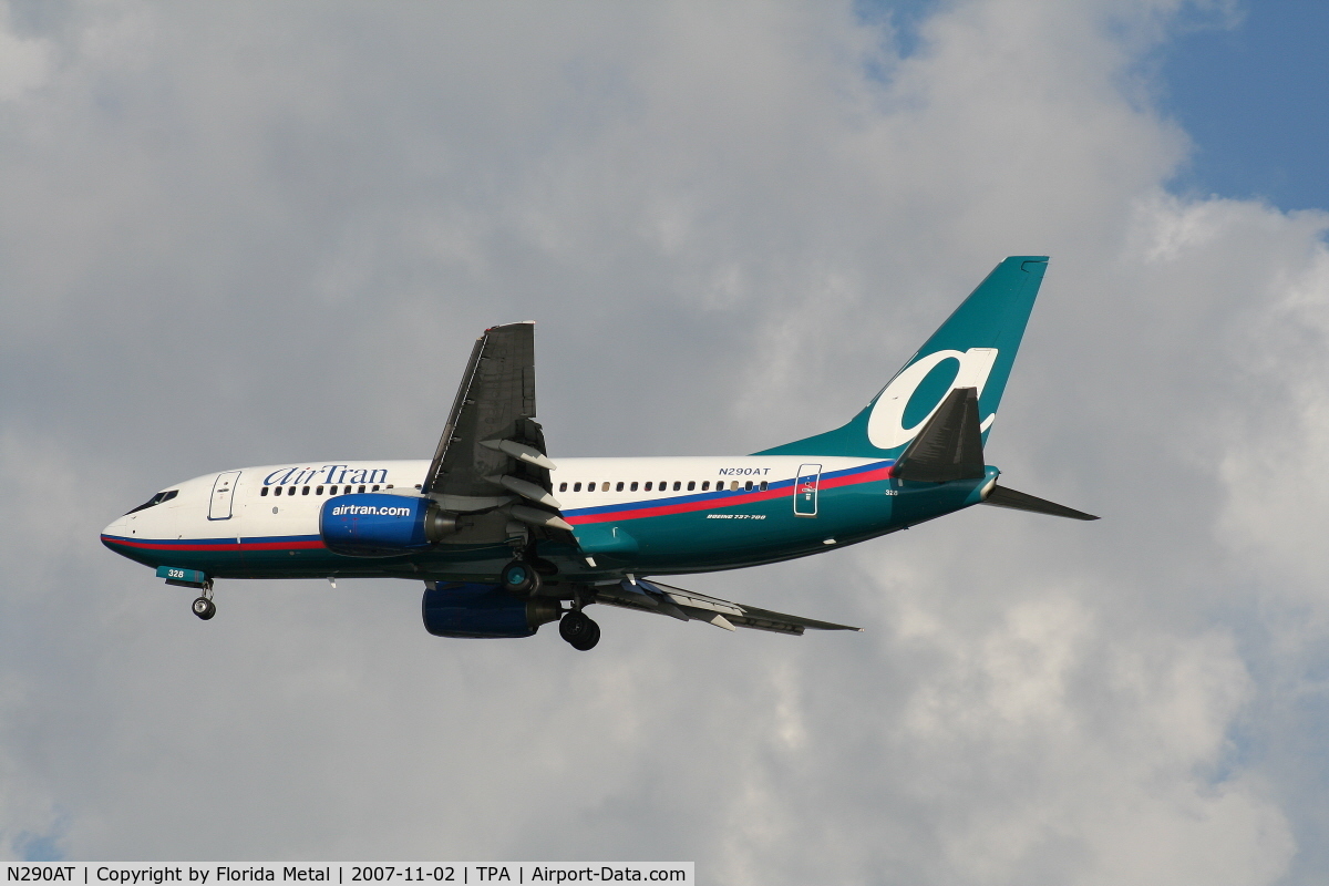 N290AT, 2006 Boeing 737-7BD C/N 33925, Air Tran