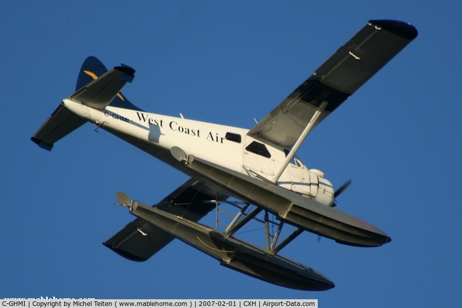 C-GHMI, 1958 De Havilland Canada DHC-2 Beaver Mk.I C/N 1215, Over Coal Harbour