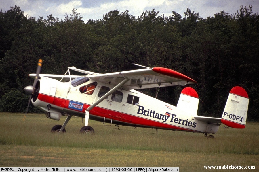 F-GDPX, Max Holste MH-1521M Broussard C/N 170, At the Ferte Alais 1993 Airshow