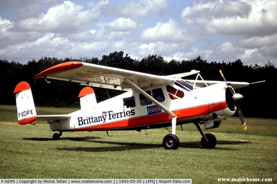 F-GDPX, Max Holste MH-1521M Broussard C/N 170, At the Ferte Alais 1993 Airshow