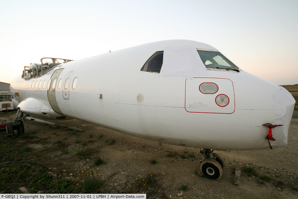 F-GEQJ, 1986 ATR 42-300 C/N 008, This is the end...