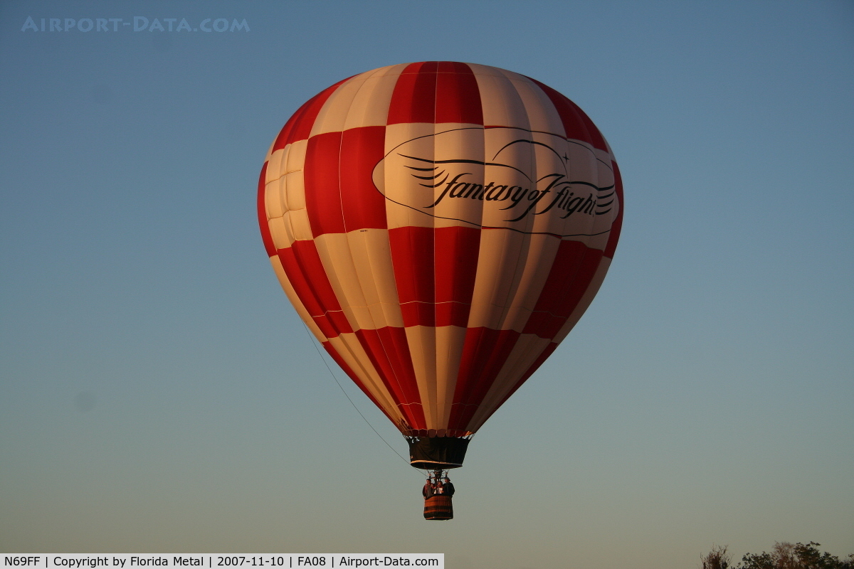 N69FF, 1996 Aerostar International Inc S-60A C/N S60A-3224, Fantasy of Flight Balloon