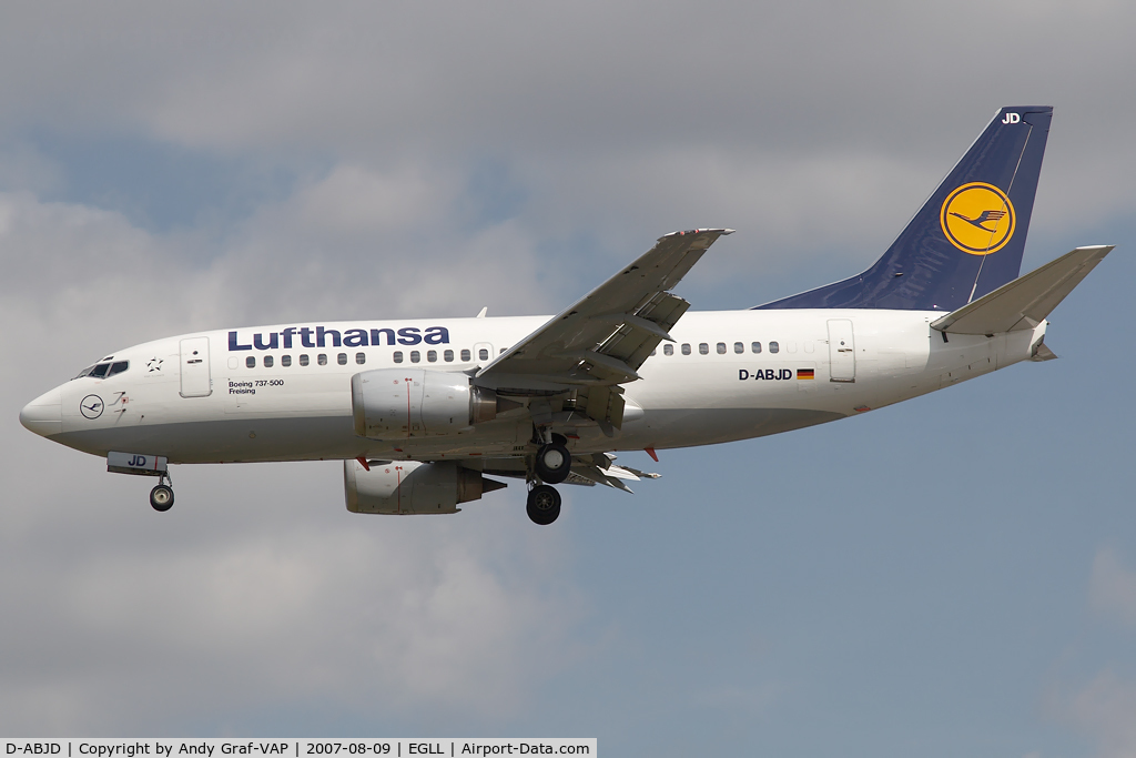 D-ABJD, 1991 Boeing 737-530 C/N 25309, Lufthansa 737-500
