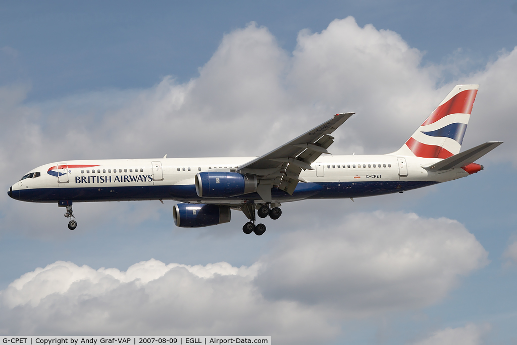 G-CPET, 1998 Boeing 757-236 C/N 29115, British Airways 757-200