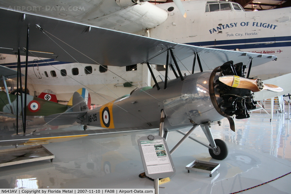 N643AV, 1938 Avro 643 Cadet II C/N 1060, Avro Cadet