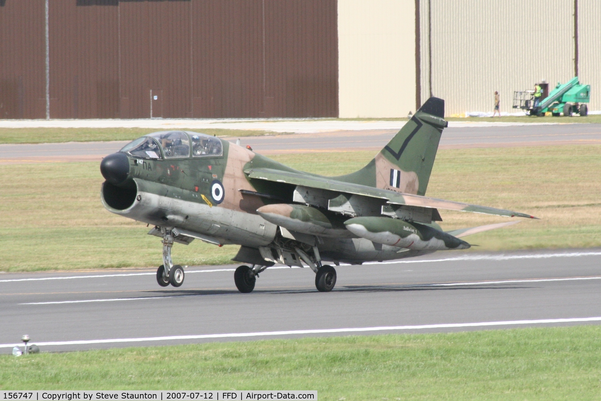 156747, LTV TA-7C Corsair II C/N E-014, Royal International Air Tattoo 2007