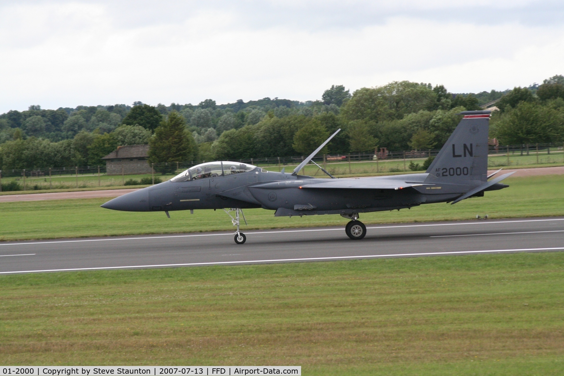 01-2000, 2001 McDonnell Douglas F-15E Strike Eagle C/N 1371/E232, Royal International Air Tattoo 2007