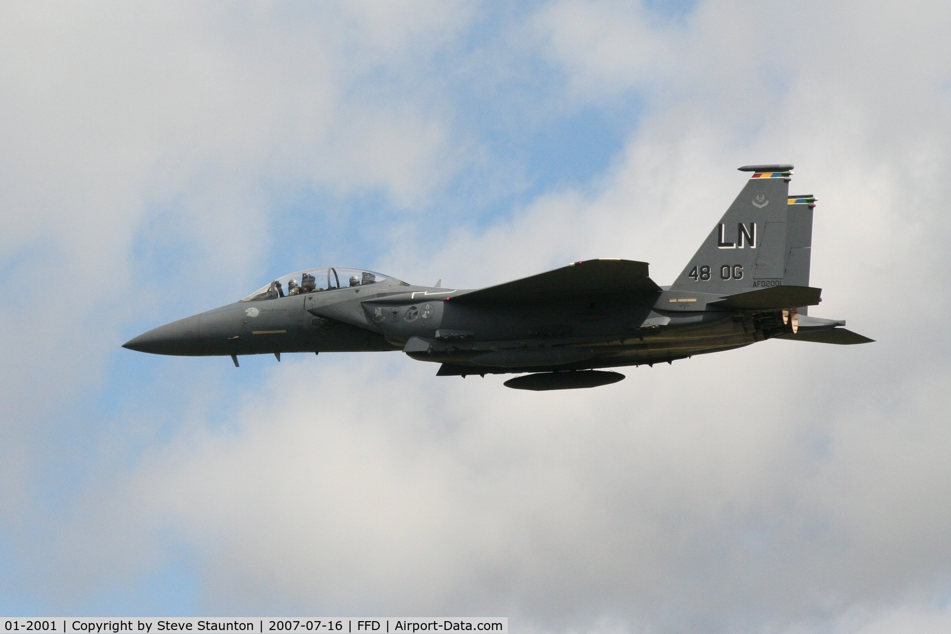 01-2001, 2001 McDonnell Douglas F-15E Strike Eagle C/N 1372/E233, Royal International Air Tattoo 2007