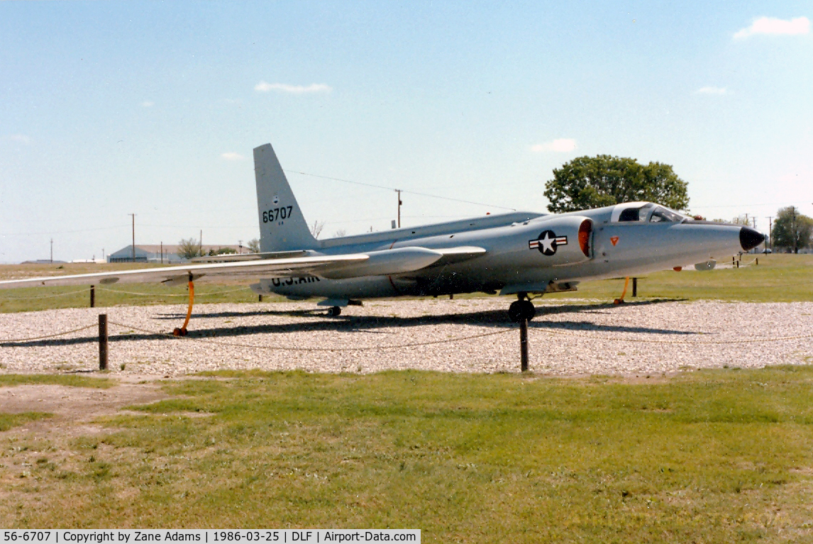 56-6707, 1956 Lockheed U-2A C/N 374, On Display at front gate - Laughlin AFB