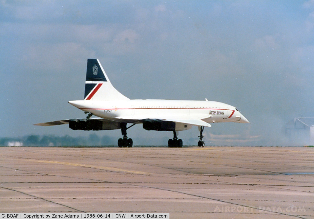 G-BOAF, 1979 Aerospatiale-BAC Concorde 1-102 C/N 100-016, Concorde at Texas Sesquicentennial Air Show 1986