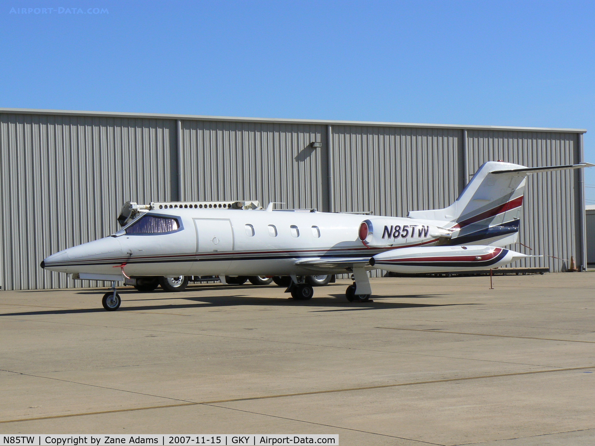 N85TW, 1978 Gates Learjet 25D C/N 251, On the ramp at Arlington Municipal