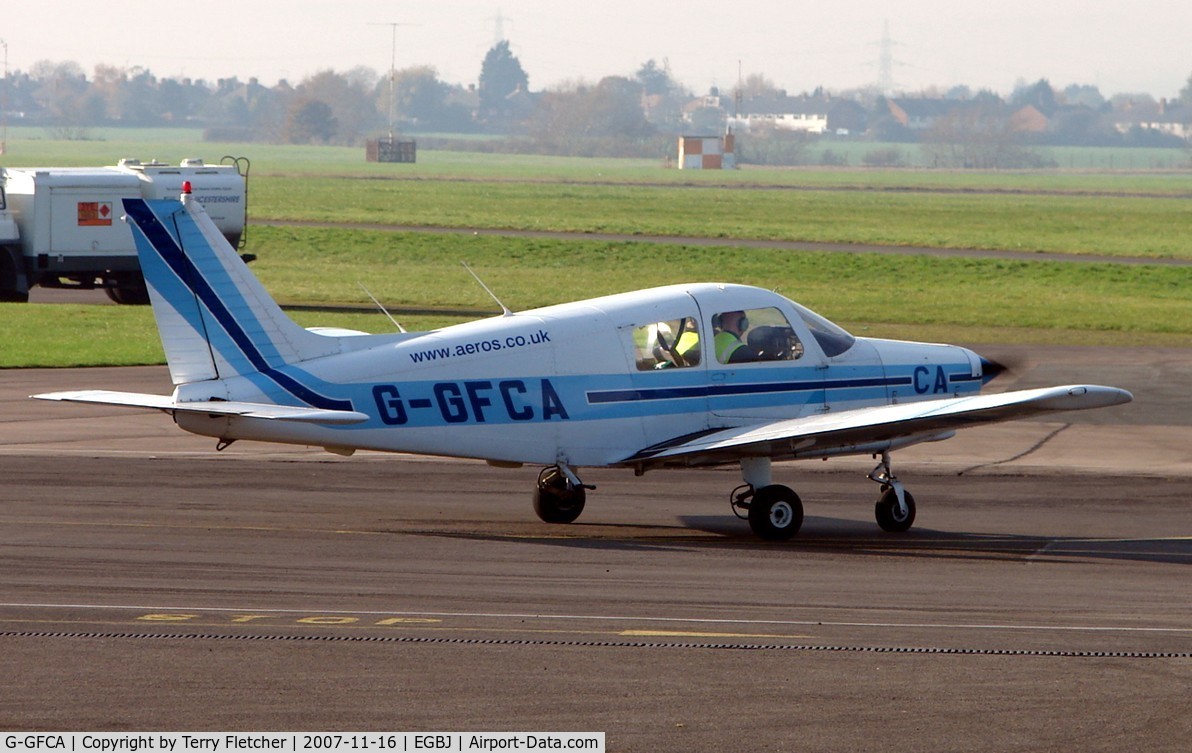 G-GFCA, 1989 Piper PA-28-161 Cadet C/N 28-41100, Pa-28-161 at Gloucestershire (Staverton) Airport