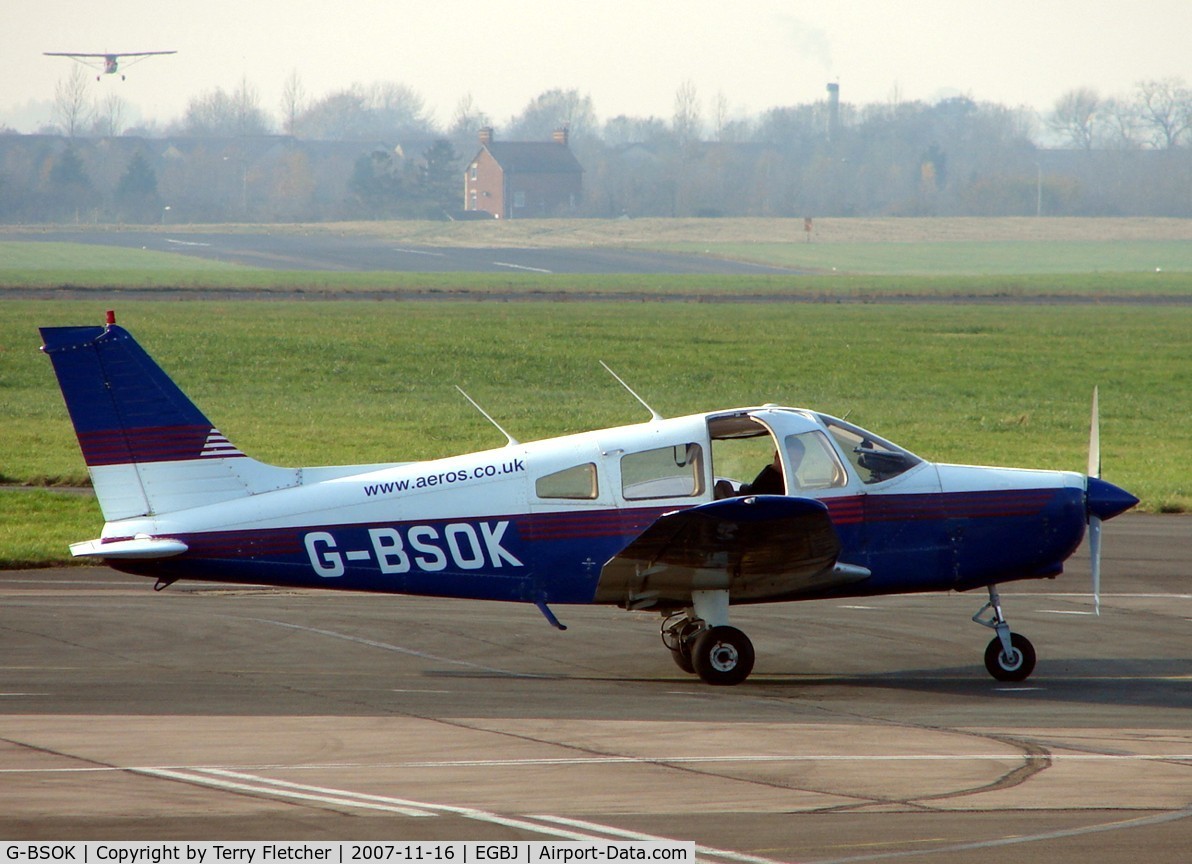 G-BSOK, 1977 Piper PA-28-161 Warrior ll C/N 28-7816191, Pa-28-161 at Gloucestershire (Staverton) Airport