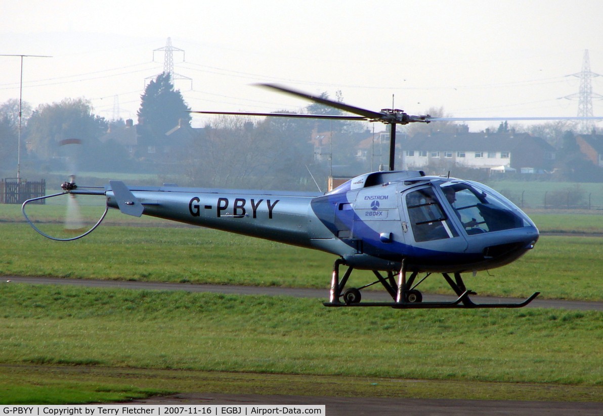 G-PBYY, 1993 Enstrom 280FX Shark C/N 2077, Enstrom 280FX at Gloucestershire (Staverton) Airport