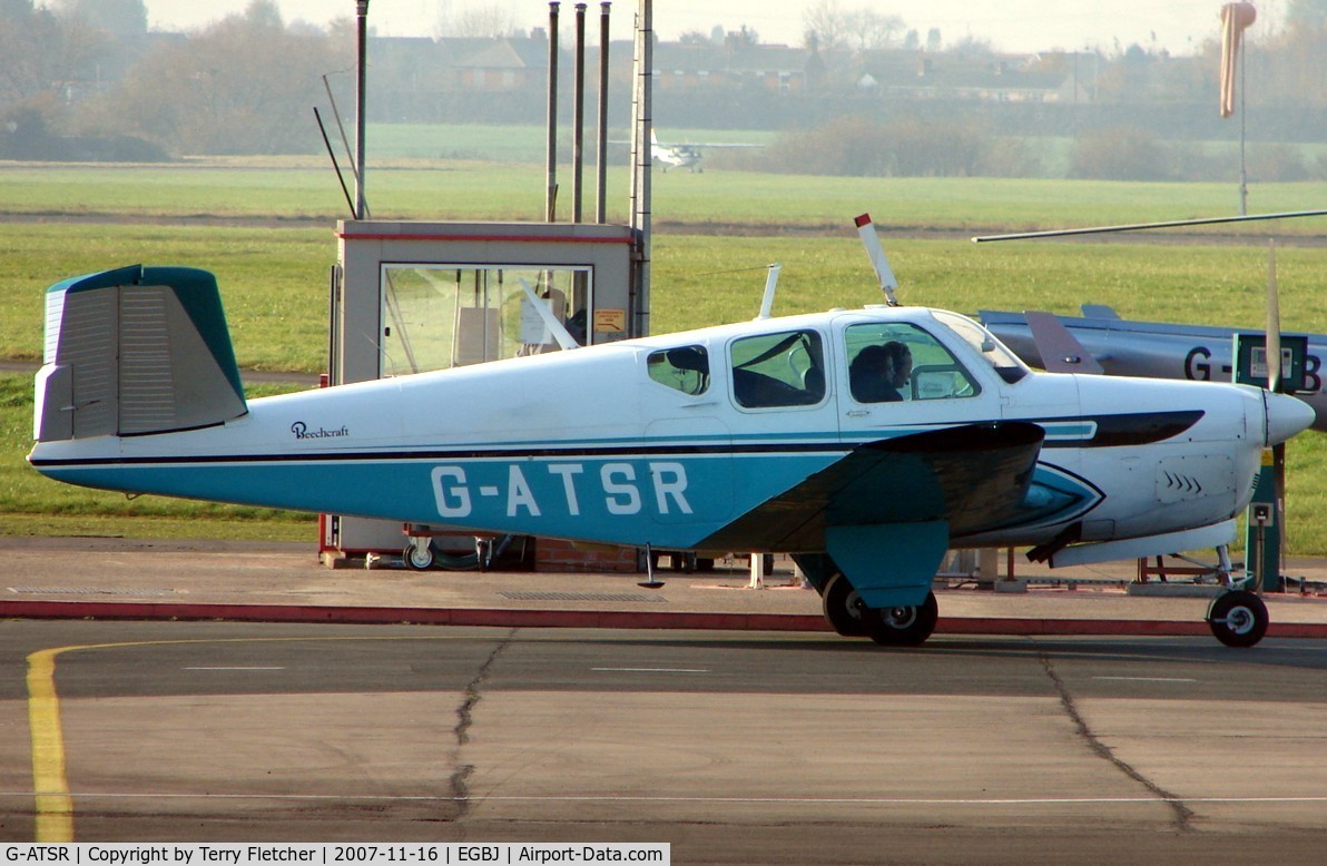 G-ATSR, 1959 Beech M35 Bonanza C/N D-6236, 1959 Beech Bonanza at Gloucestershire (Staverton) Airport