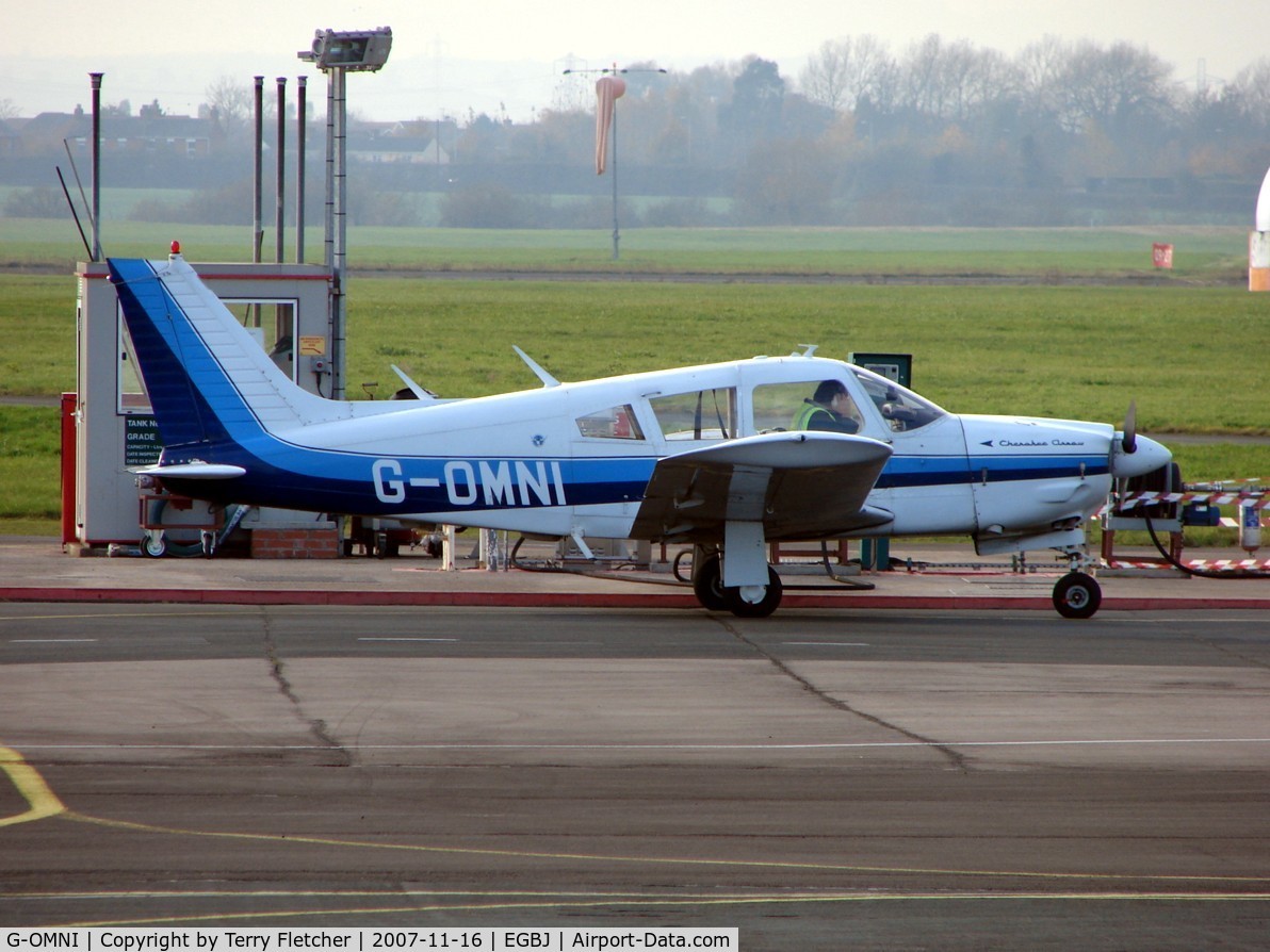 G-OMNI, 1973 Piper PA-28R-200-2 Cherokee Arrow II C/N 28R-7335130, Pa-28R-200-2 at Gloucestershire (Staverton) Airport