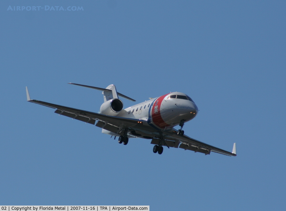 02, 2005 Bombardier C-143A Challenger (604/CL-600-2B16) C/N 5427, Coast Guard C-43
