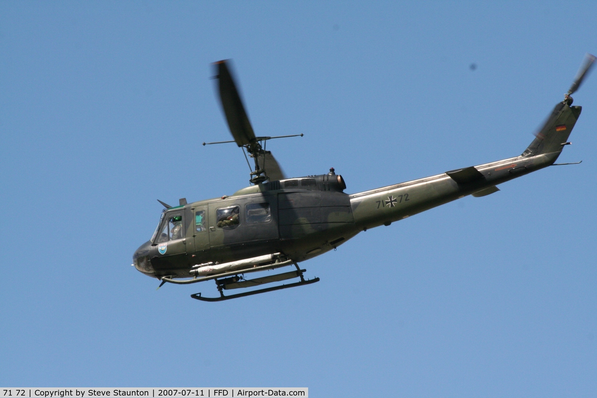 71 72, Bell (Dornier) UH-1D Iroquois (205) C/N 8232, Royal International Air Tattoo 2007