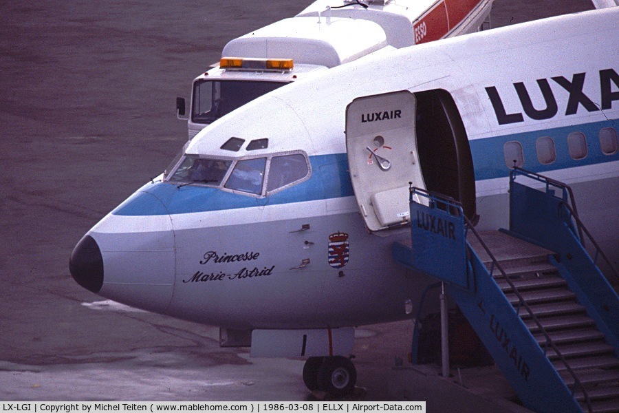 LX-LGI, 1978 Boeing 737-2C9 C/N 21444, Luxair aircraft named 
