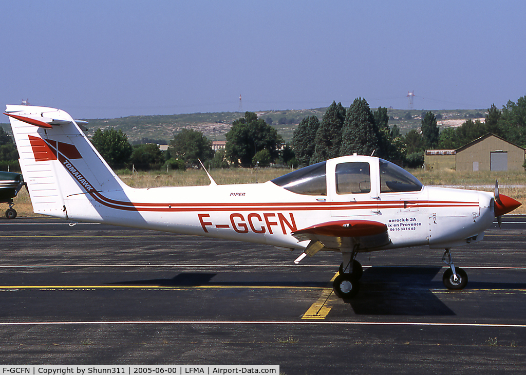F-GCFN, Piper PA-38-112 Tomahawk Tomahawk C/N 3879A1148, Parked at the airfield