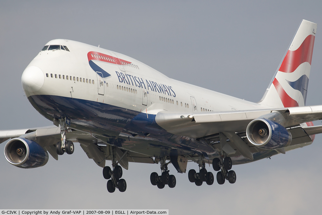 G-CIVK, 1997 Boeing 747-436 C/N 25818, British Airways 747-400