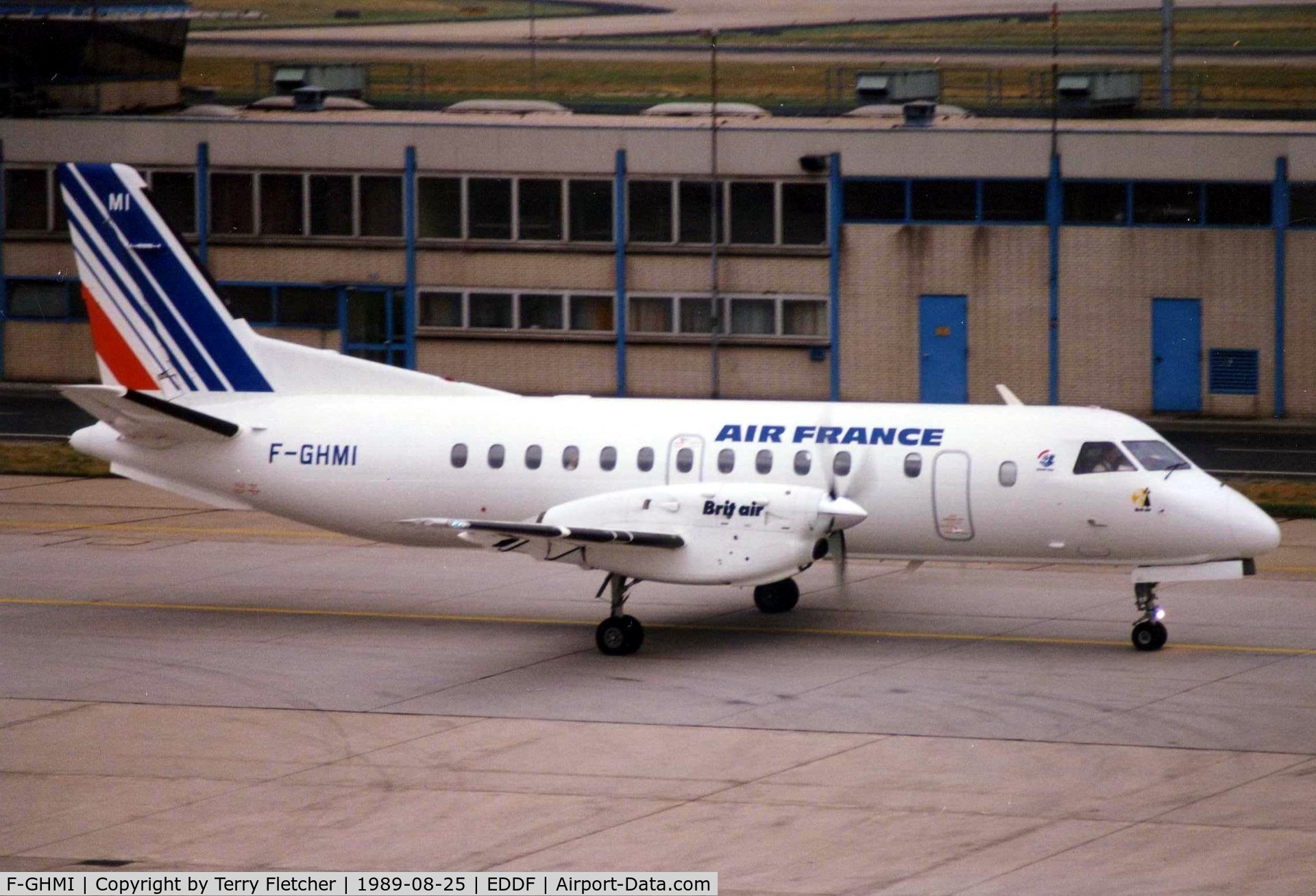 F-GHMI, 1989 Saab SF340A C/N 340A-153, Brit Air SF340 operating for Air france at Franfurt , Germany